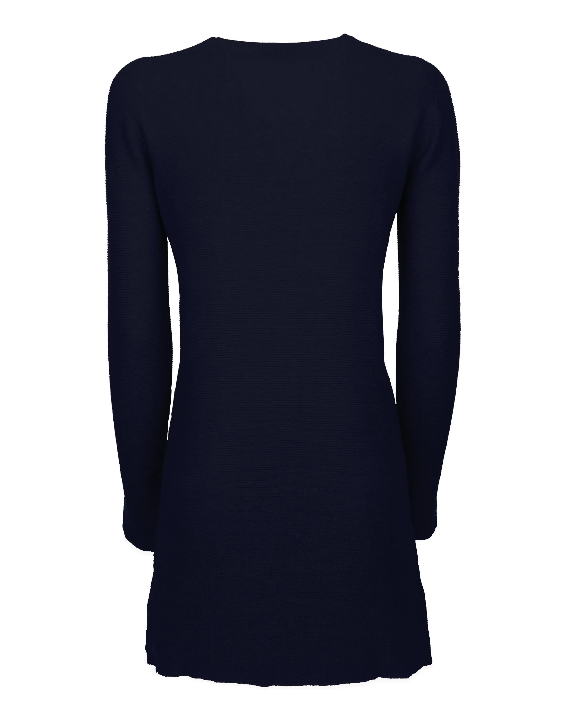 NEW FALL 24 - Women's Cashmere Links Stitch Duster Cardigan Night Blue