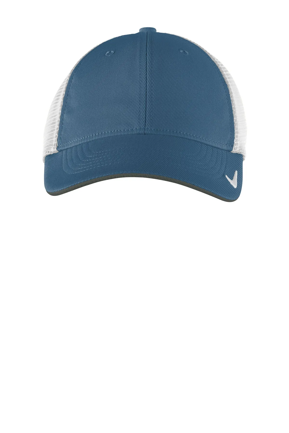 Nike DriFIT Mesh Back Custom Caps, Navy/ White