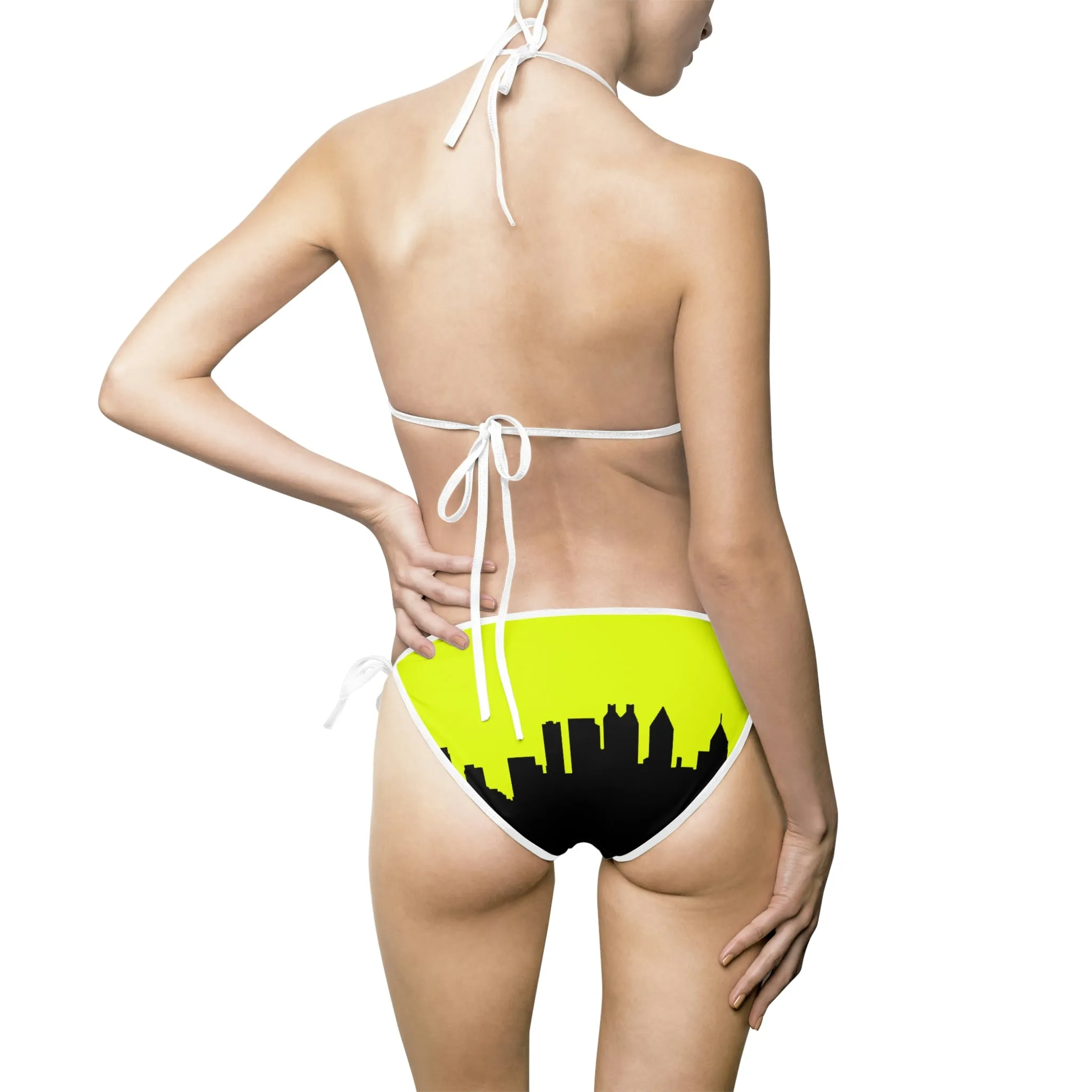Officially Sexy Skyline Collection Yellow 2 Piece Bikini Swimsuit Set