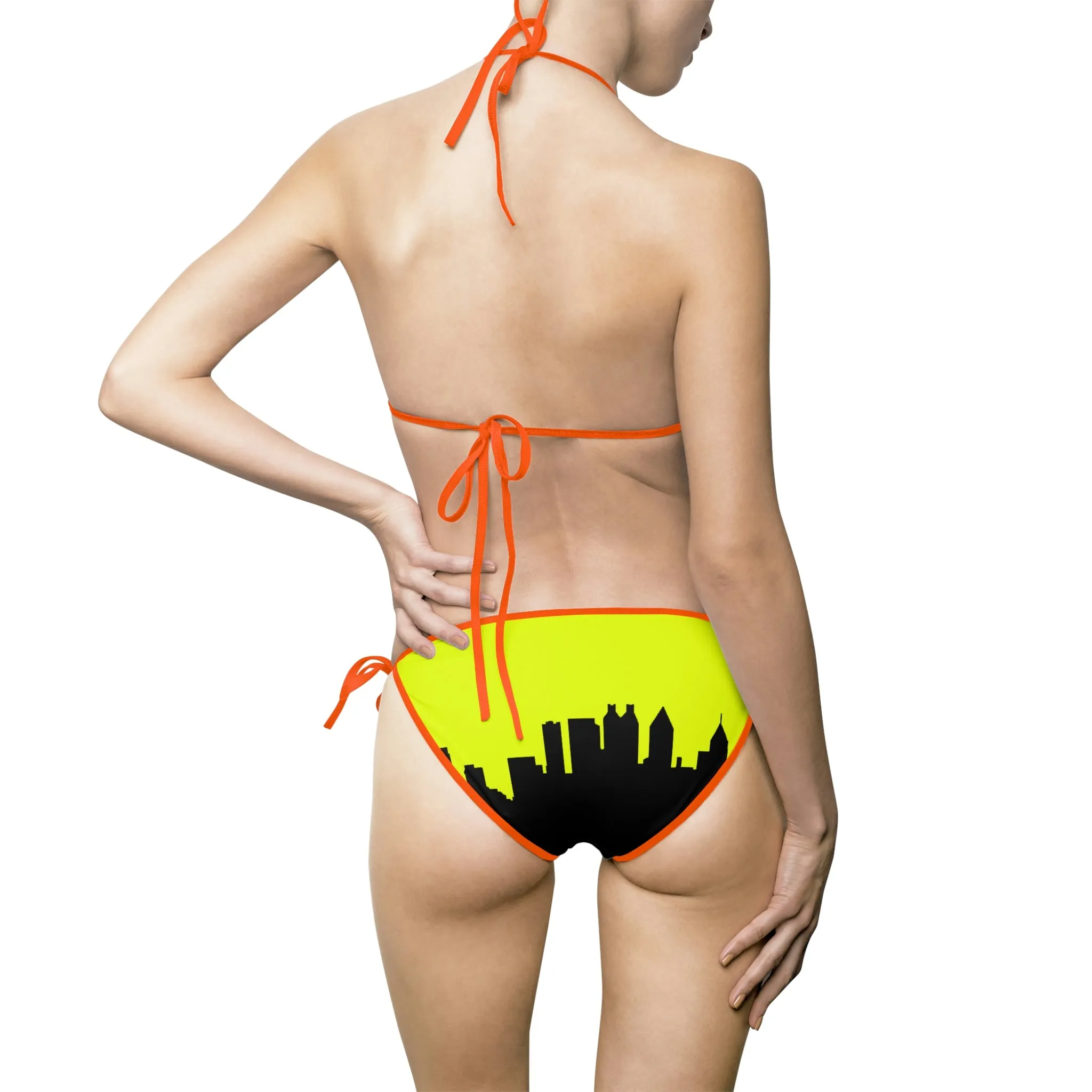 Officially Sexy Skyline Collection Yellow 2 Piece Bikini Swimsuit Set