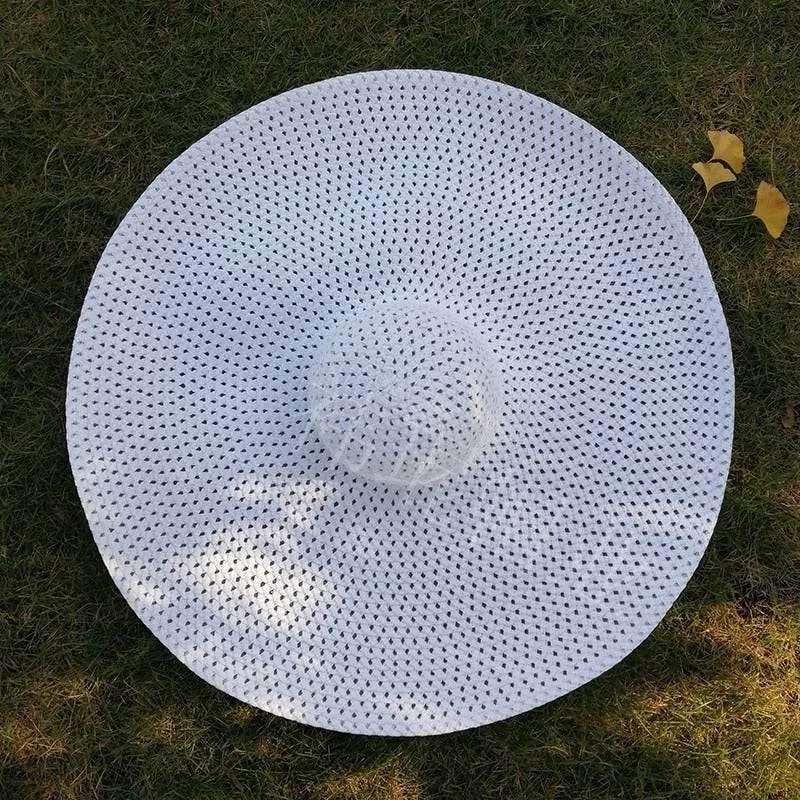 Oversized 27 inch Wide Brim Sun Hat