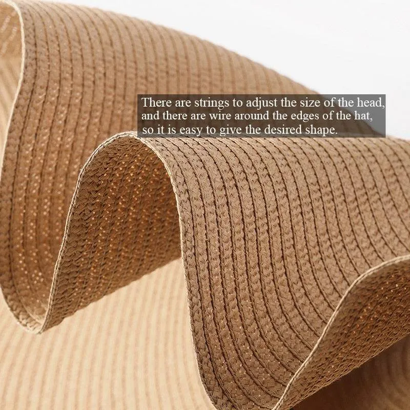 Oversized 27 inch Wide Brim Sun Hat