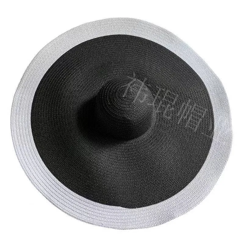 Oversized 27 inch Wide Brim Sun Hat