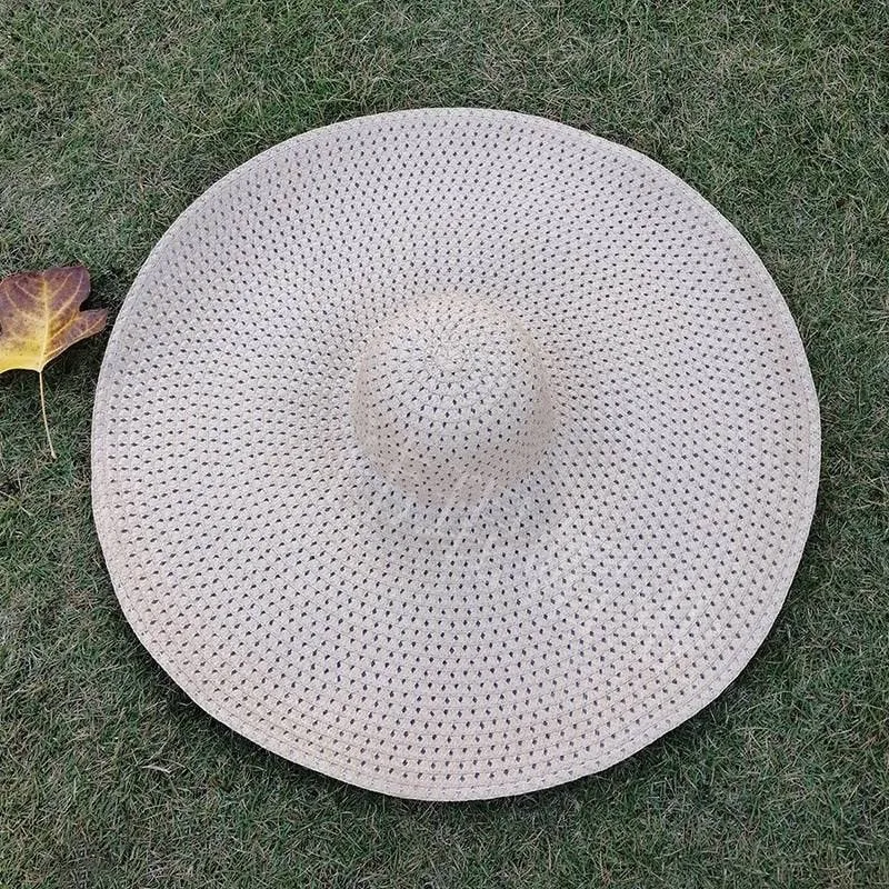 Oversized 27 inch Wide Brim Sun Hat