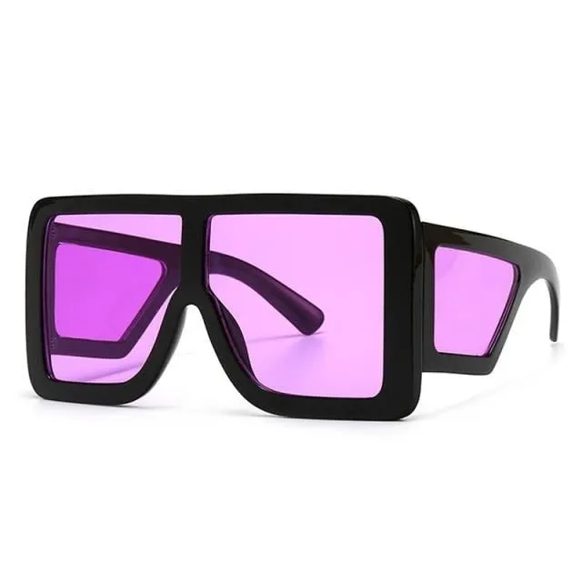 Oversized Wide Leg Square Sunglasses