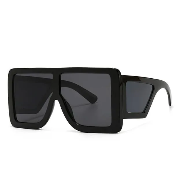 Oversized Wide Leg Square Sunglasses