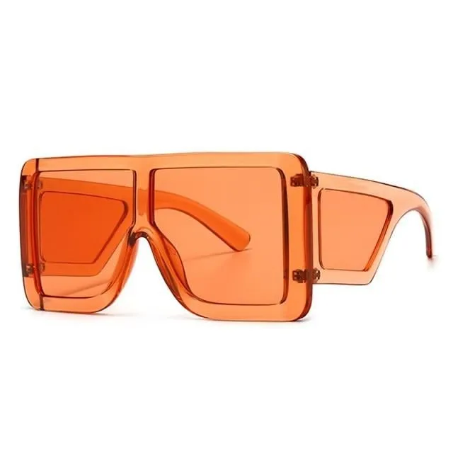Oversized Wide Leg Square Sunglasses