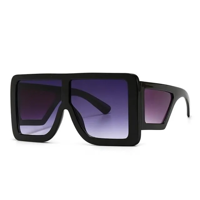 Oversized Wide Leg Square Sunglasses