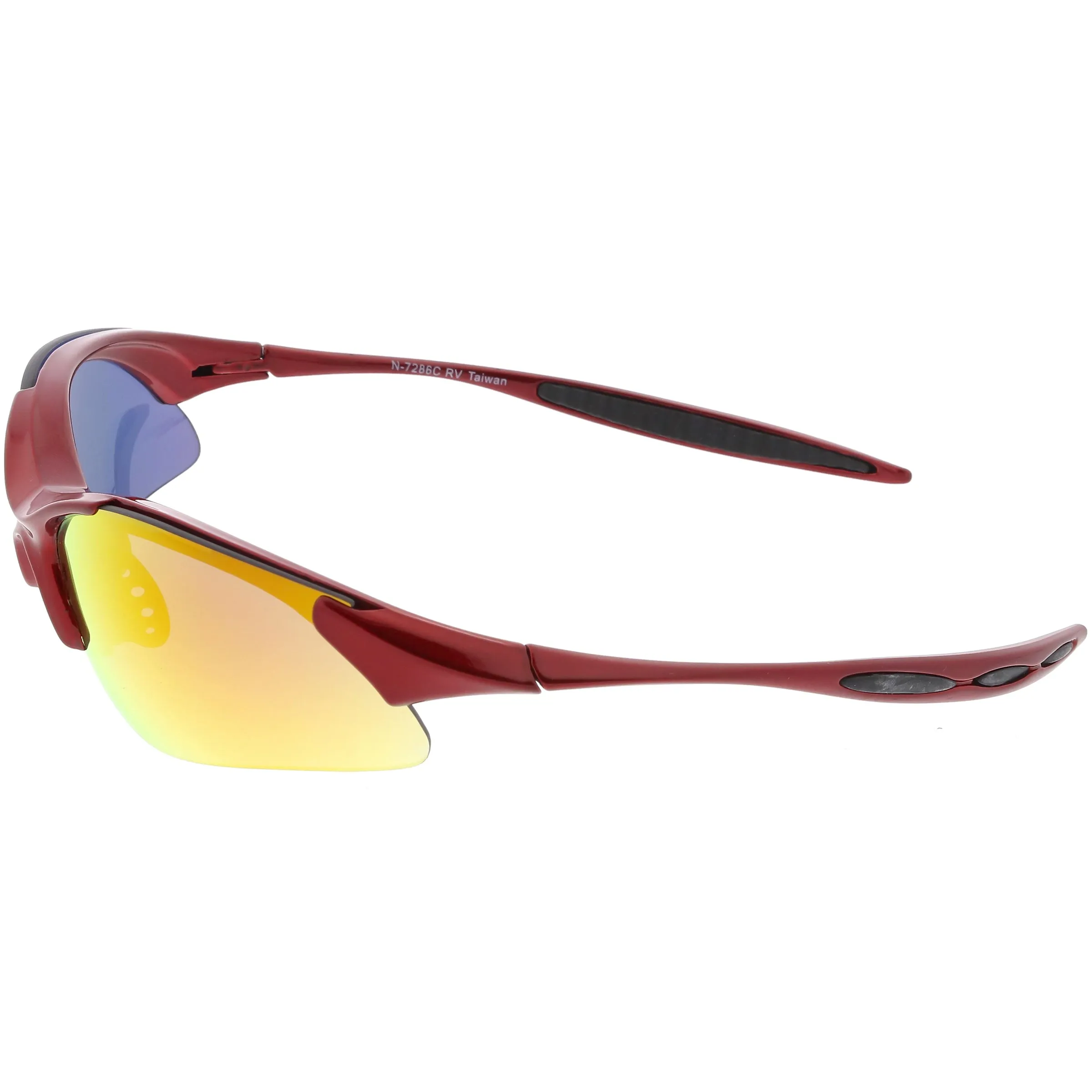 Performance Cycling Running Light Weight TR-90 Mirrored Lens Sunglasses C813