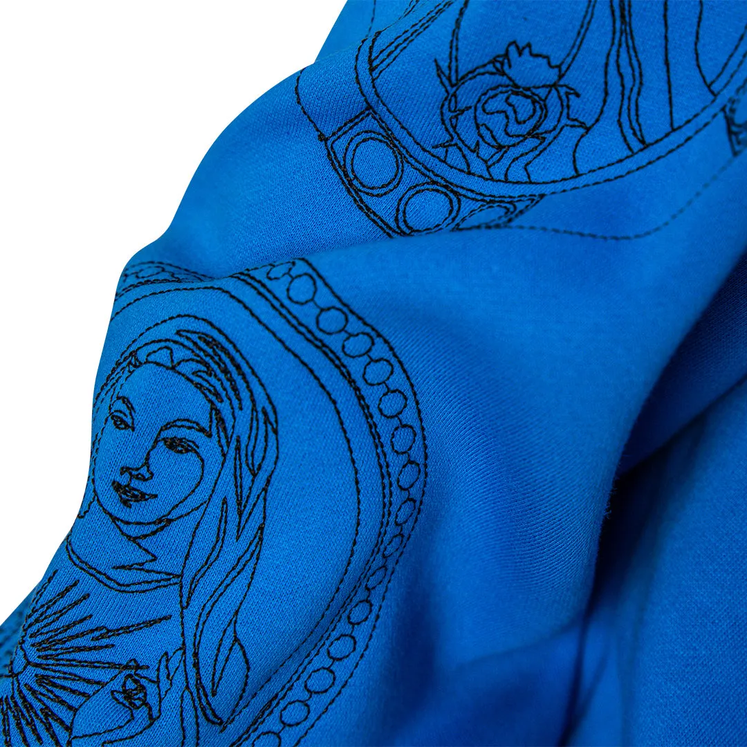 PLEASURES Virgin Zip Hoodie Blue