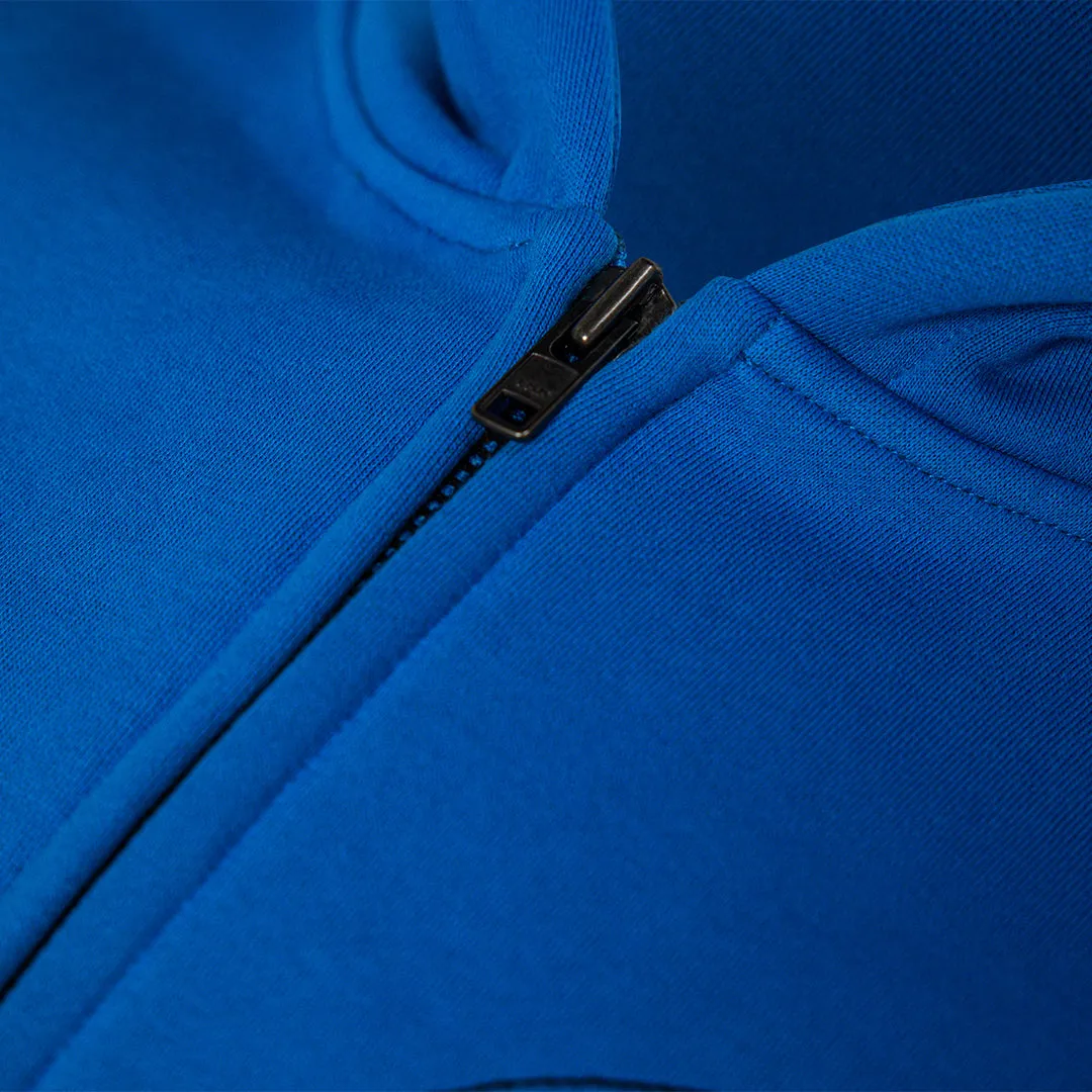 PLEASURES Virgin Zip Hoodie Blue