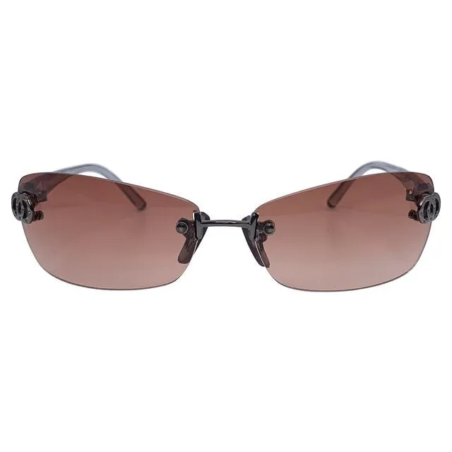 RATE OR TBH Rimless Y2K Sunglasses