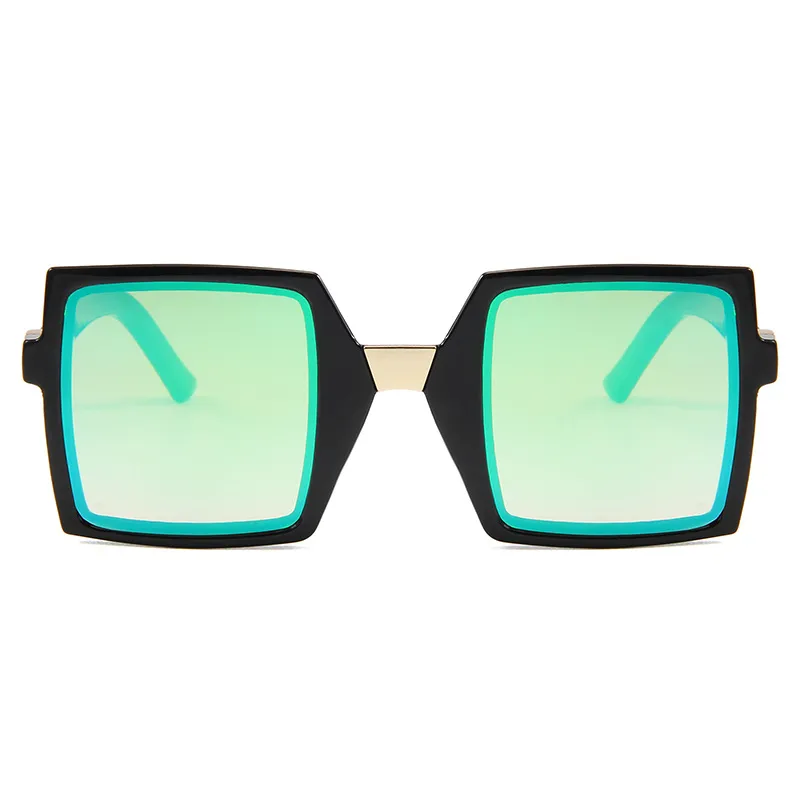 Retro Large Square Frame Sunglasses