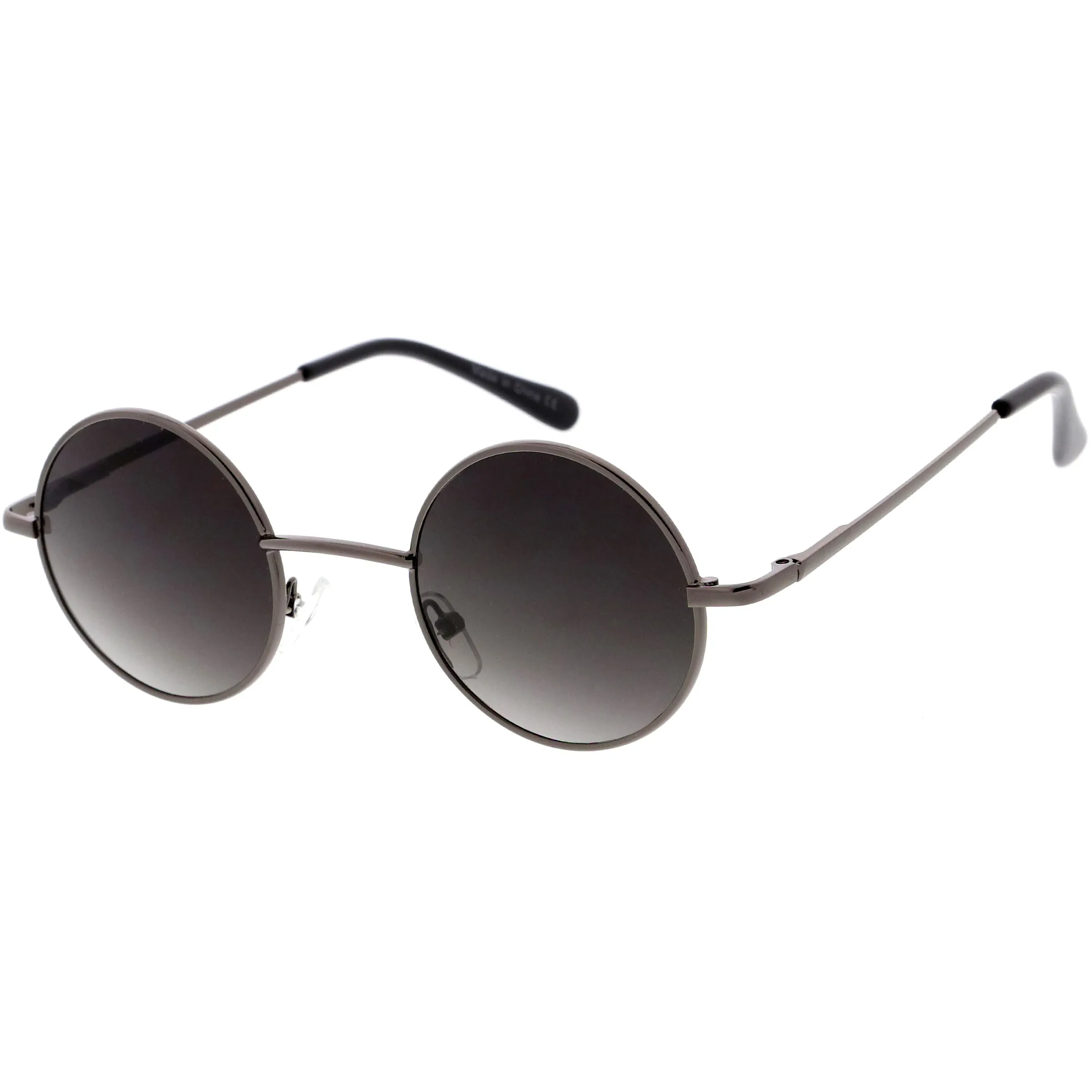 Retro Small Lennon Style Neutral Colored Lens Round Sunglasses 50mm C997