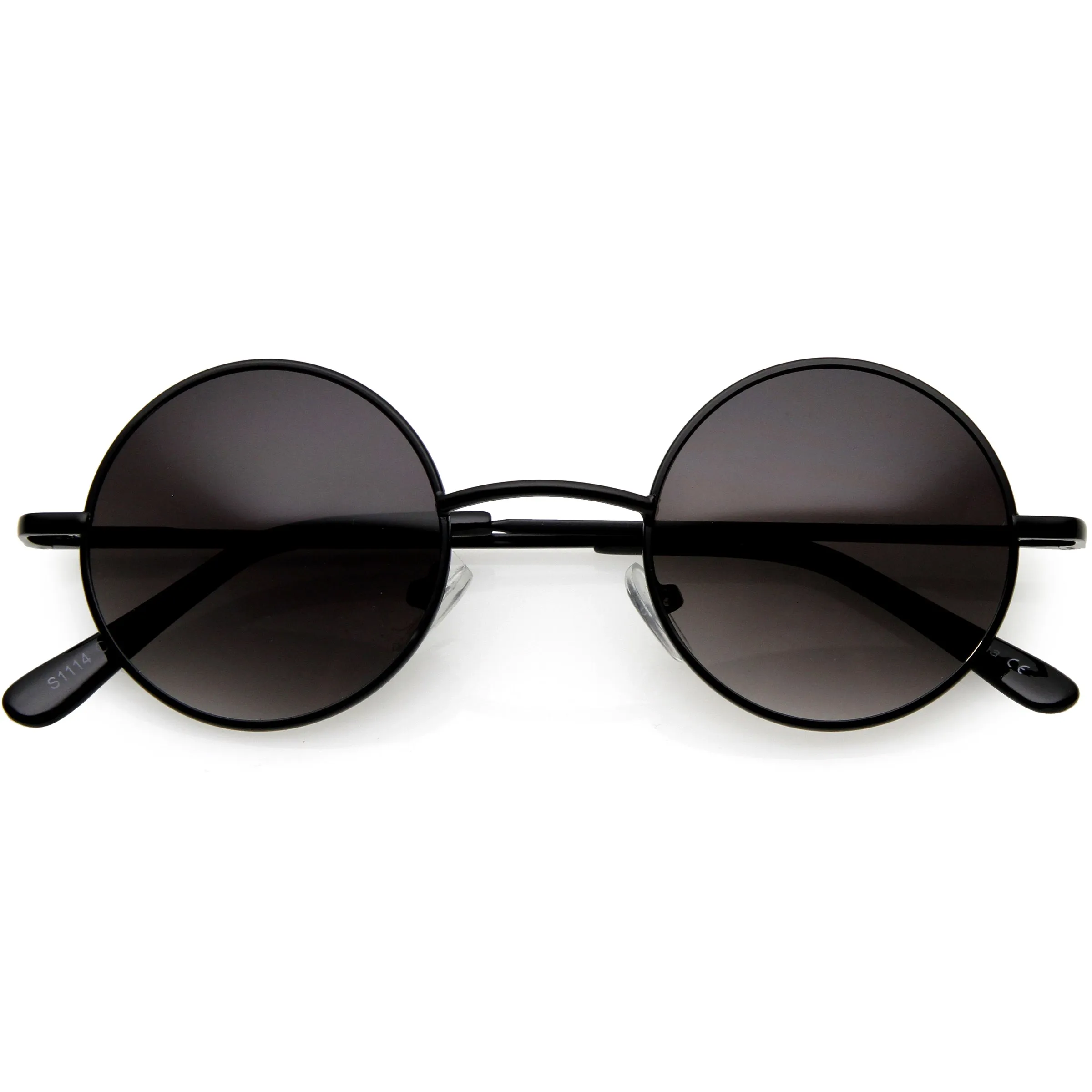 Retro Small Lennon Style Neutral Colored Lens Round Sunglasses 50mm C997