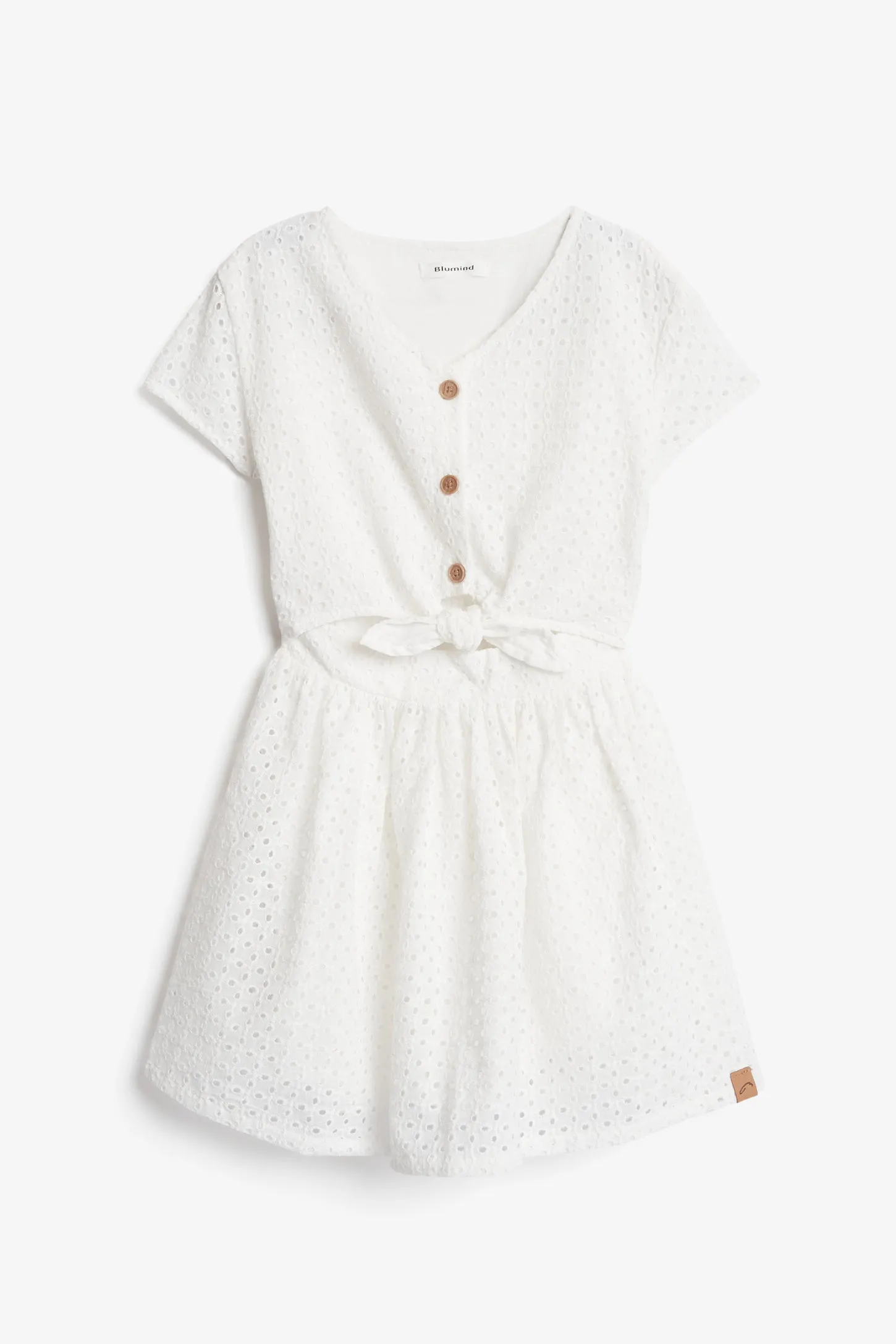 Robe en coton avec broderie anglaise - Enfant fille