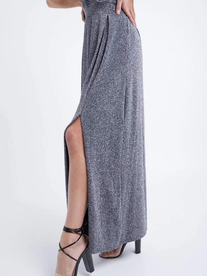 Robe longue pailletée