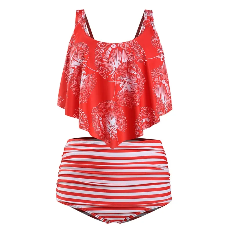 Ruffles & Poms High Waist Bikini