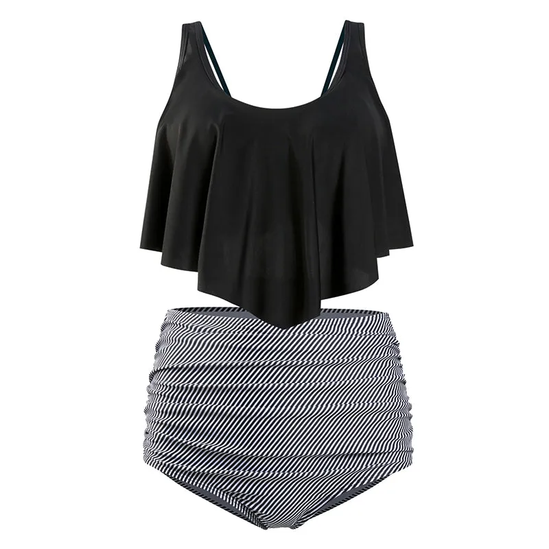 Ruffles & Poms High Waist Bikini