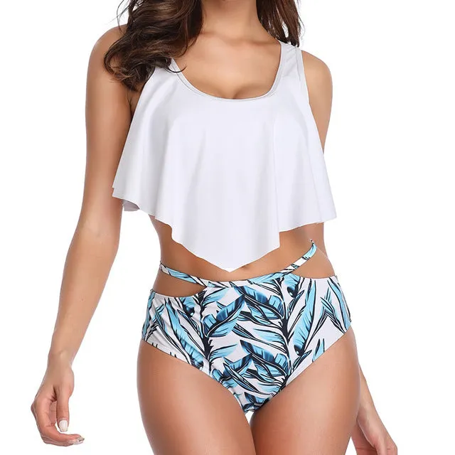 Ruffles & Poms High Waist Bikini