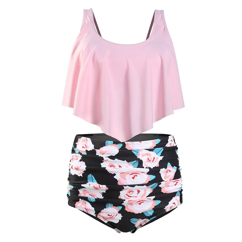 Ruffles & Poms High Waist Bikini