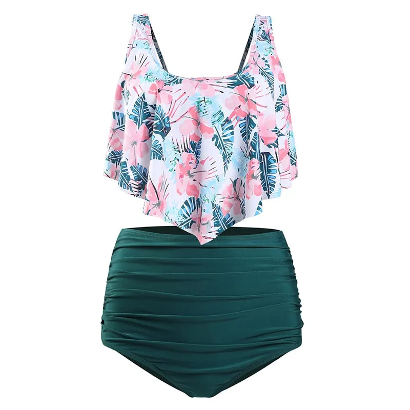 Ruffles & Poms High Waist Bikini