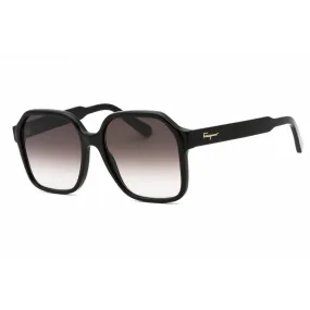 Salvatore Ferragamo Women's Sunglasses - Black Square Acetate Frame | SF1069S 001