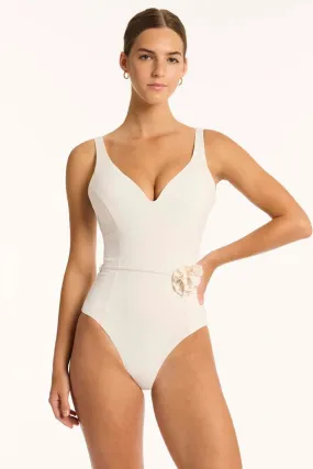 SEA LEVEL-CASA DEL MAR PLUNGE 1PC-COCONUT