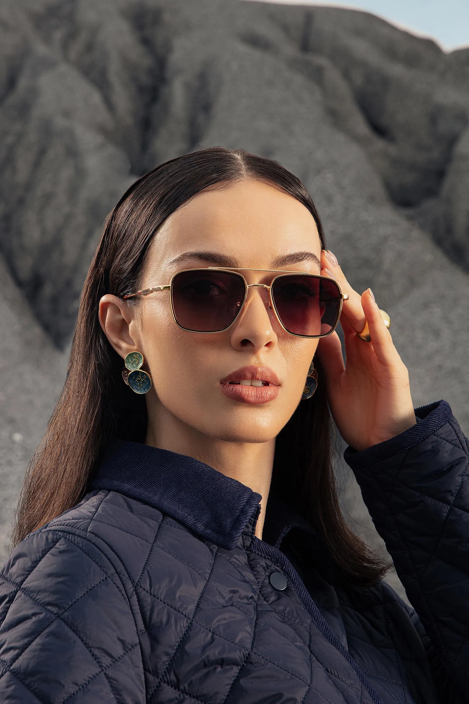 Square Aviator Sunglasses | ASG-W23-21