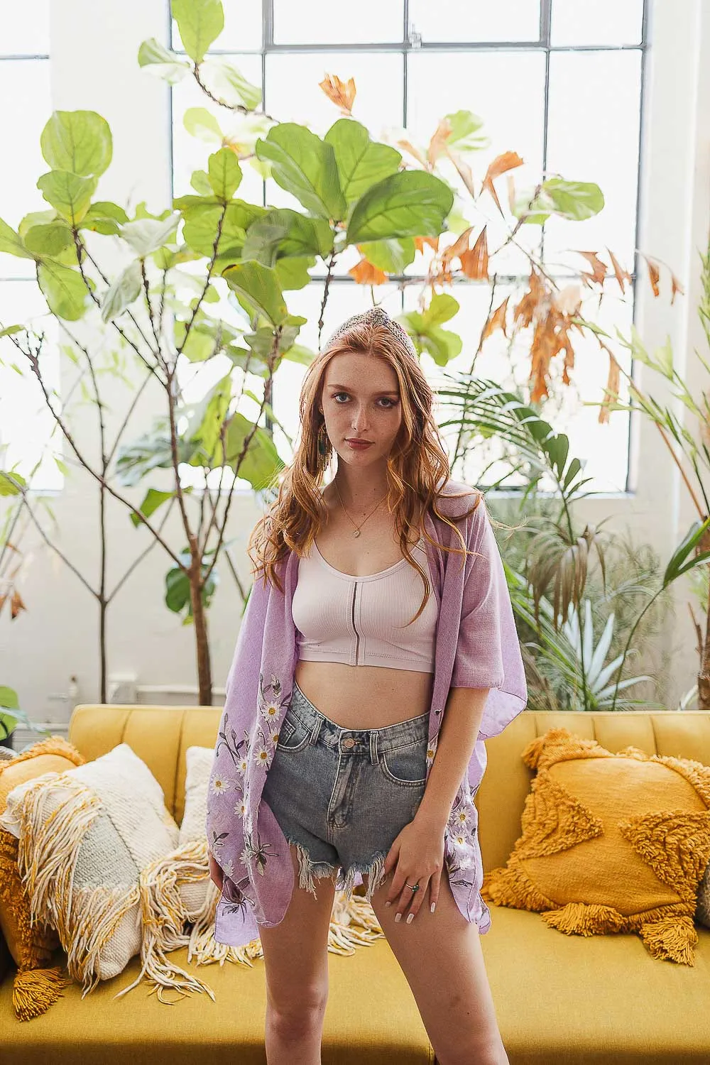 Summer Daisy Kimono
