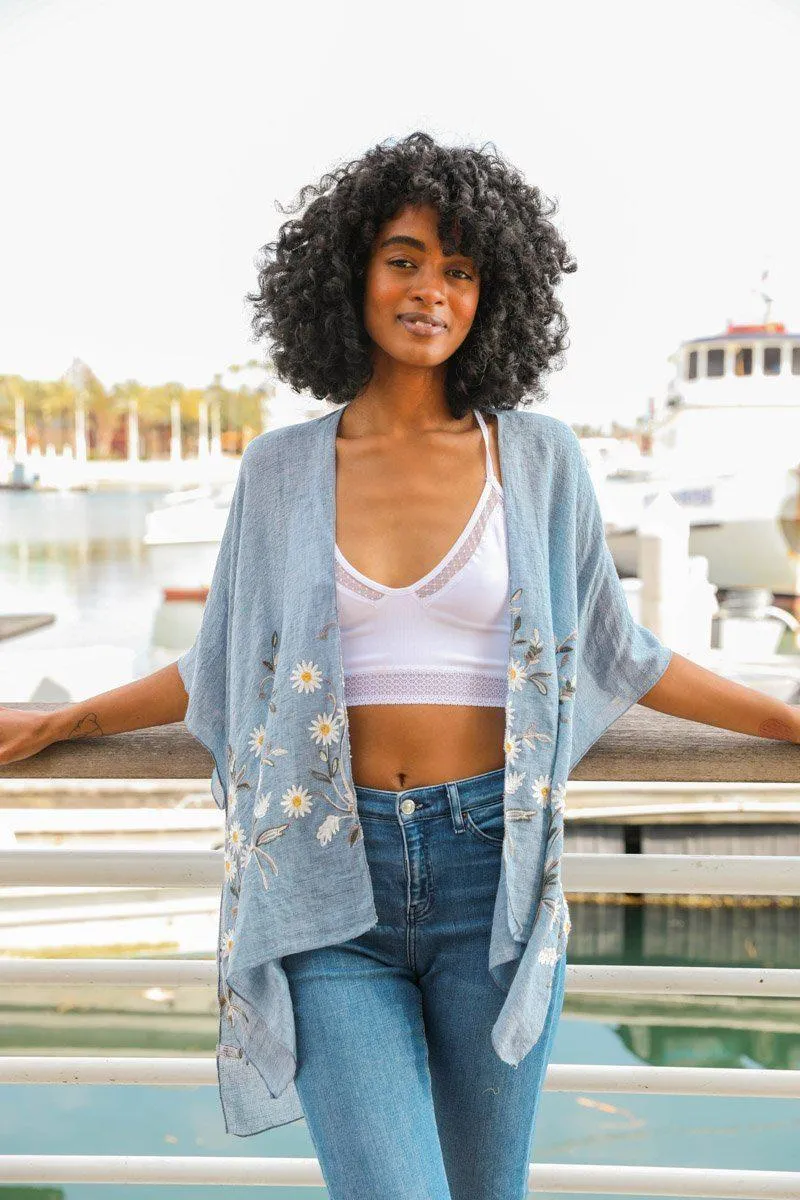 Summer Daisy Kimono