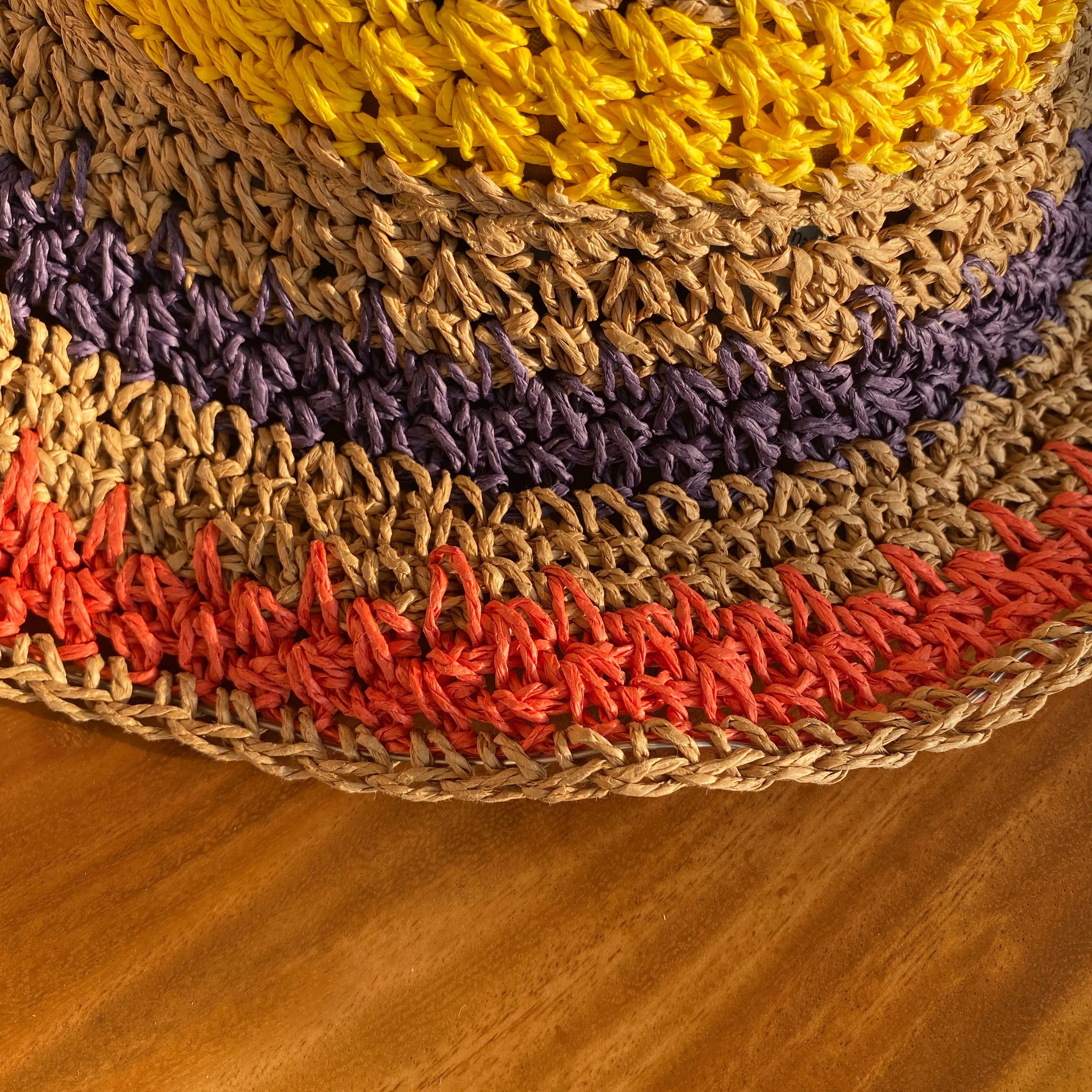 Summer Straw Hats | Yellow and Gray Color (Copy)