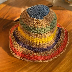 Summer Straw Hats | Yellow and Gray Color (Copy)