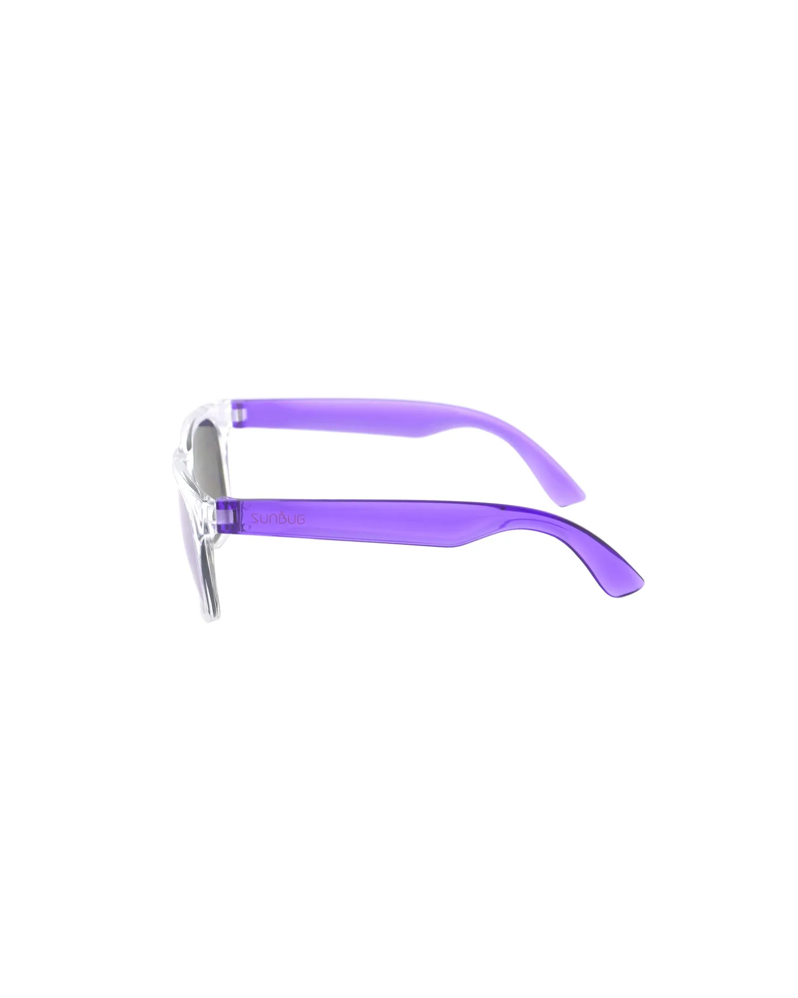 Sunbug Transparent Purple Ways Sunglasses