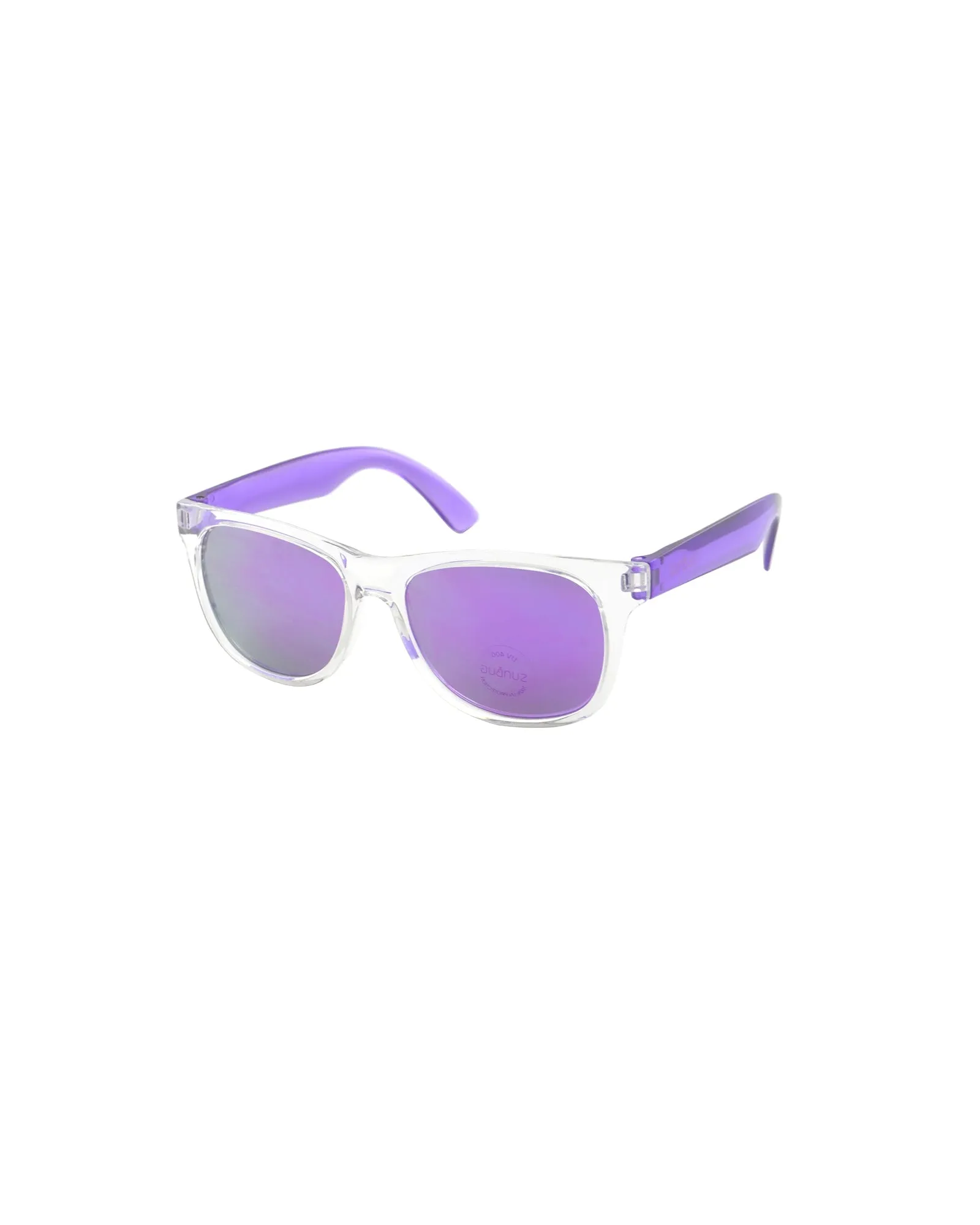Sunbug Transparent Purple Ways Sunglasses