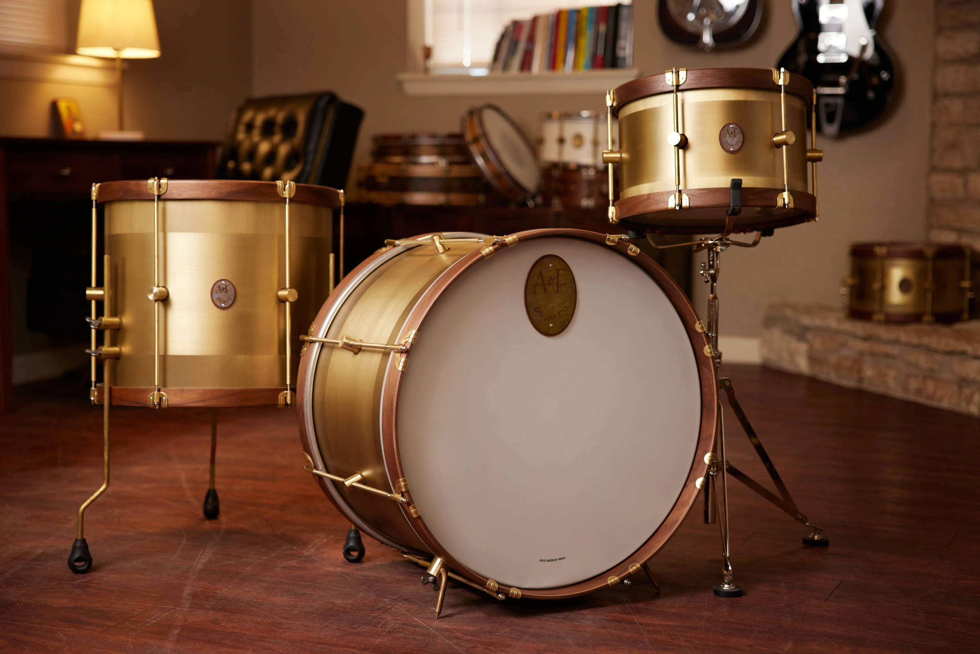 The Royal Two-Tone Brass Floor Tom