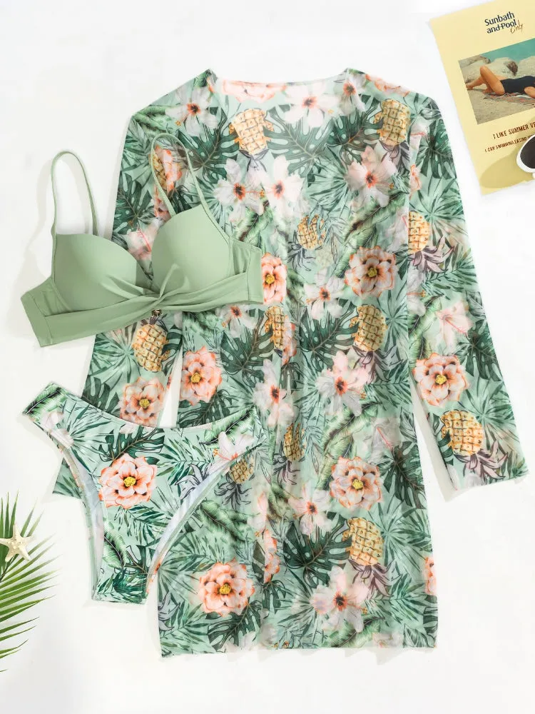 Three Piece Bikinis Set