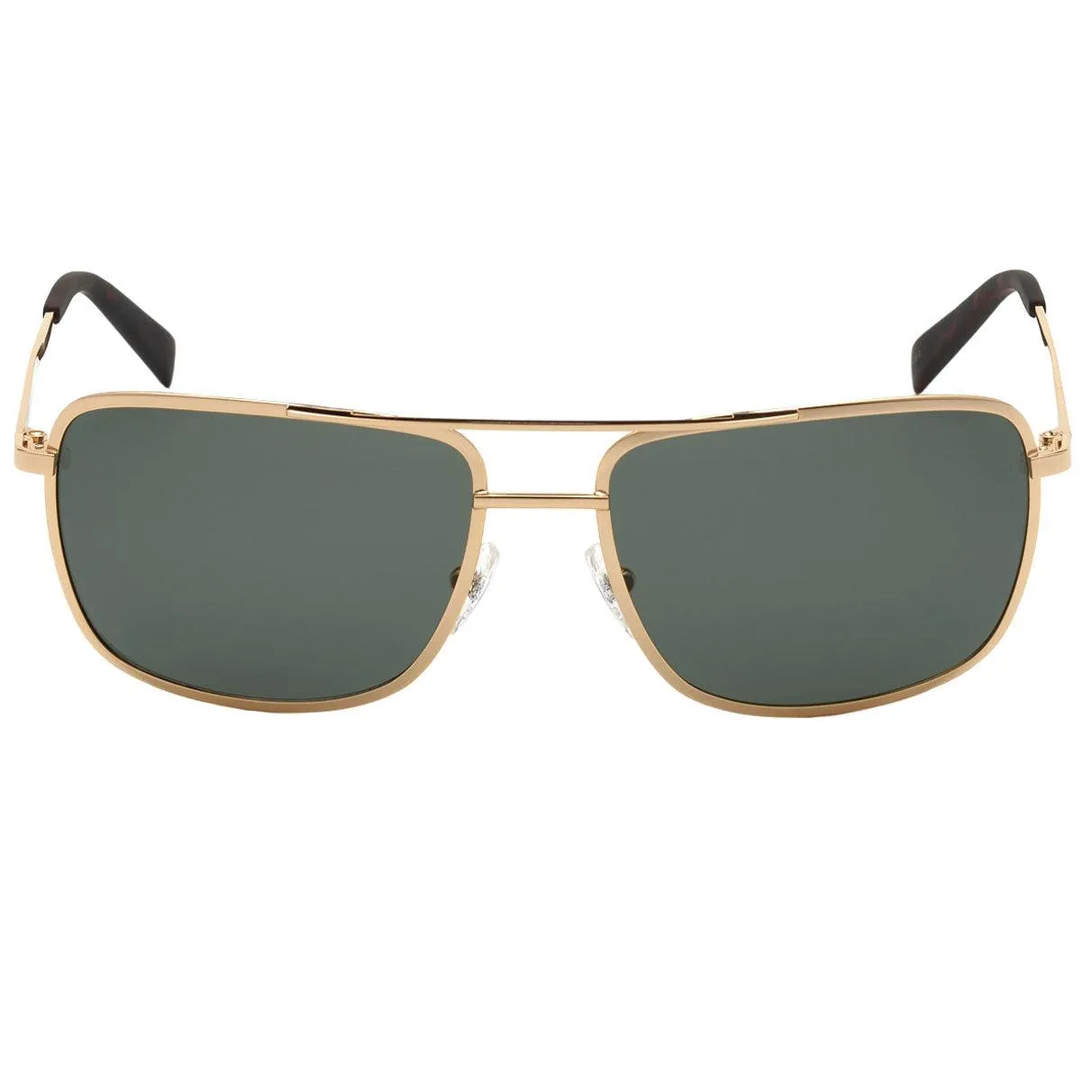 Timberland Men's Sunglasses - Green Polarized Lens Squared Metal Frame | TB9202 6232R