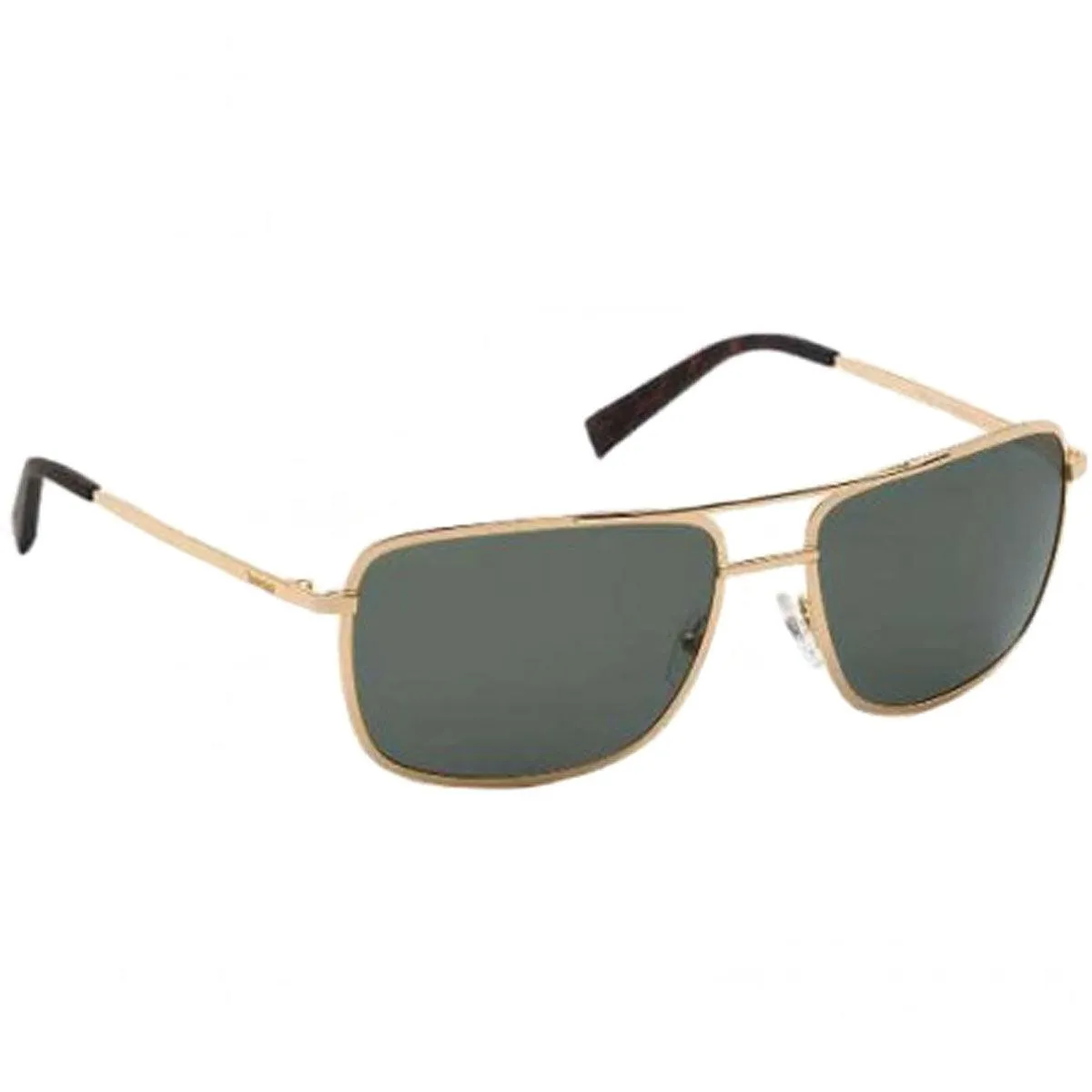Timberland Men's Sunglasses - Green Polarized Lens Squared Metal Frame | TB9202 6232R