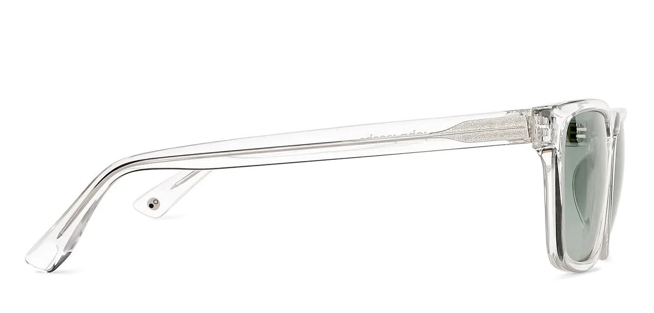 Transparent Rectangle Full Rim Unisex Sunglasses by John Jacobs-137132