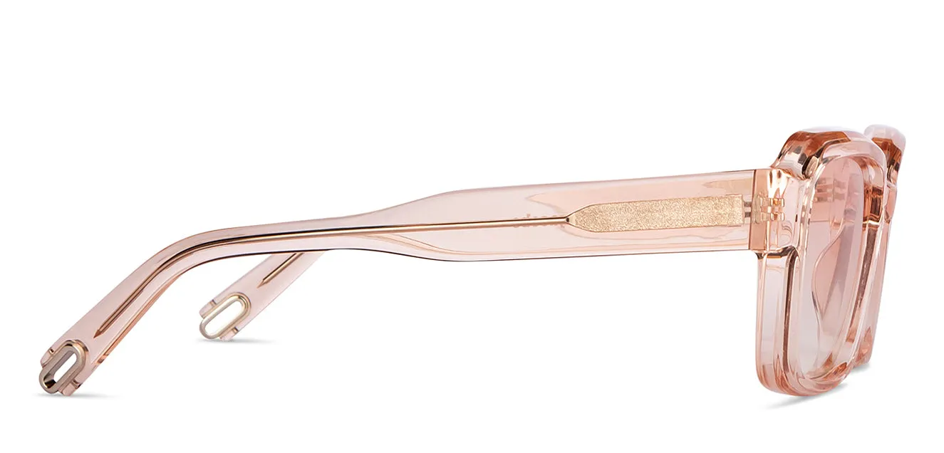 Transparent Wayfarer Full Rim Unisex Sunglasses by John Jacobs-151002