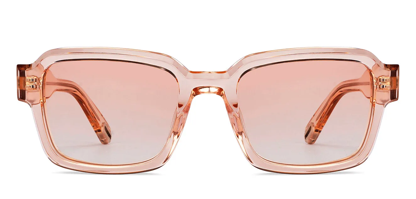 Transparent Wayfarer Full Rim Unisex Sunglasses by John Jacobs-151002