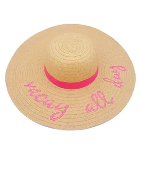 vacay all day sun hat