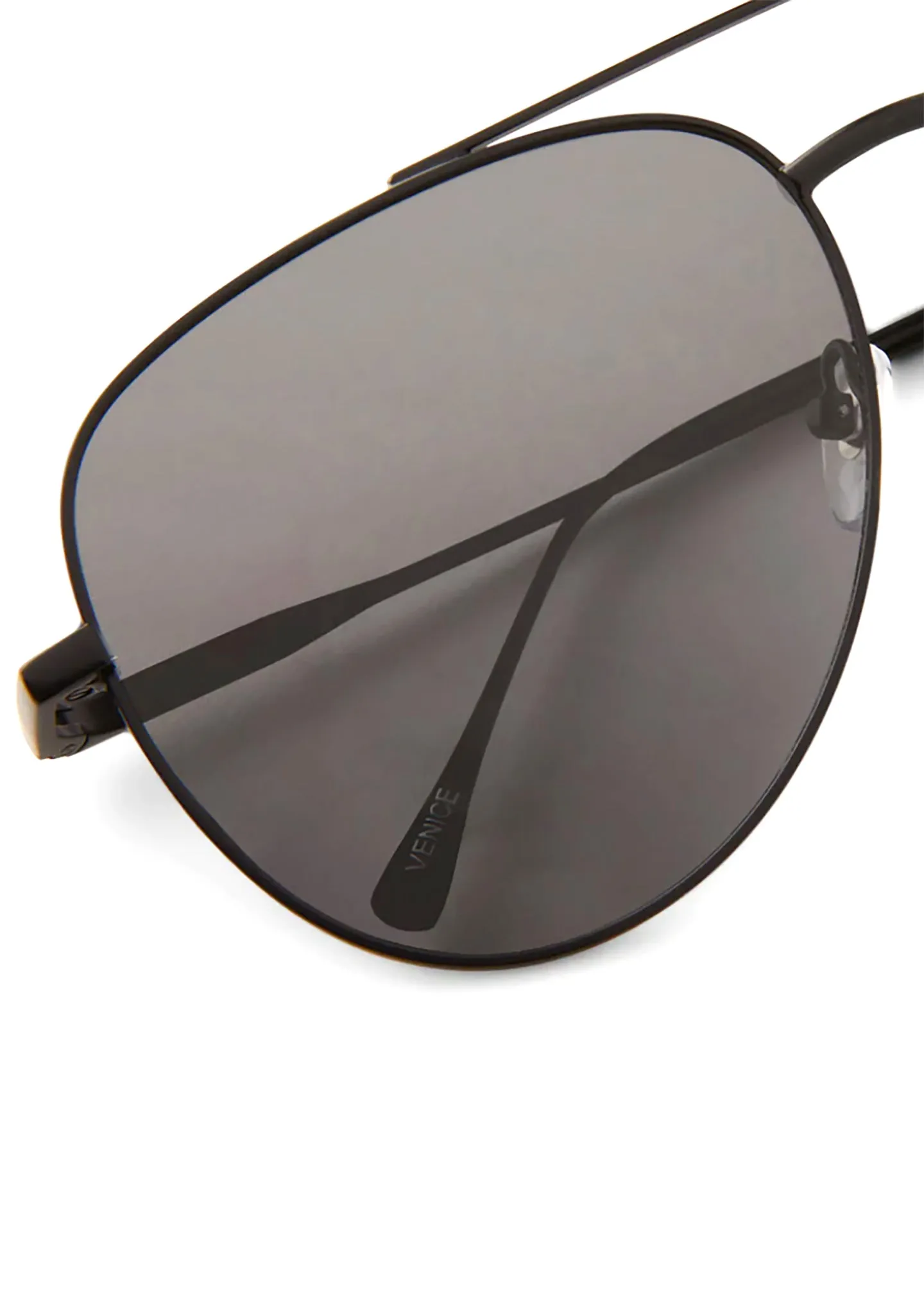 Venice Sunglasses in Matte Black/Grey