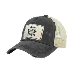 We Are Beach People - Vintage Distressed Trucker Adult Hat