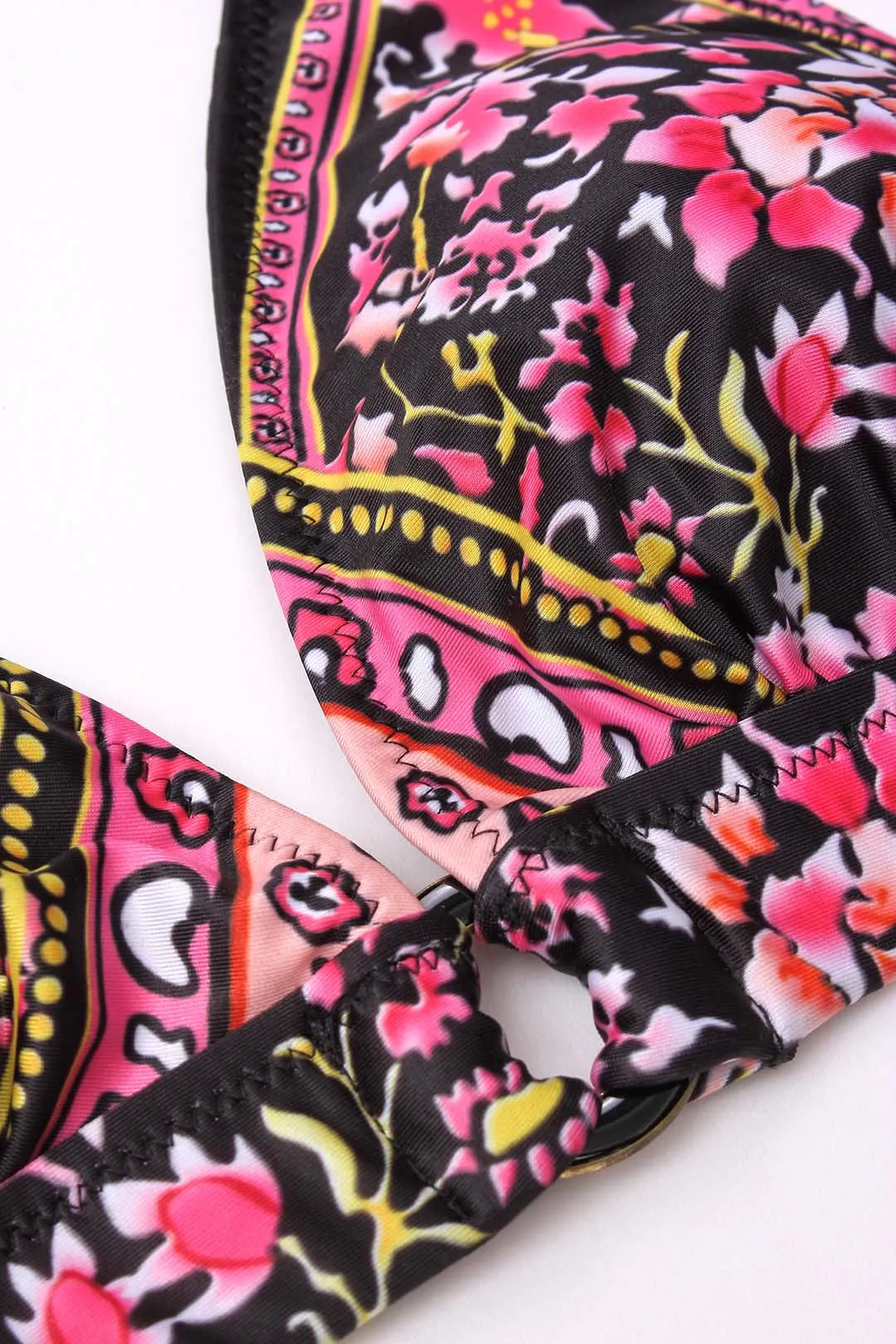Wholesale Floral Print Two Piece Bikinis