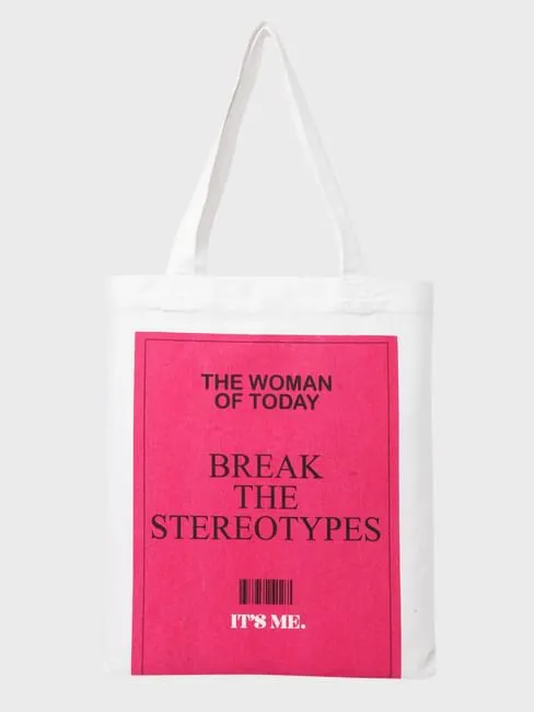 Woman Of Today Print Tote Bag