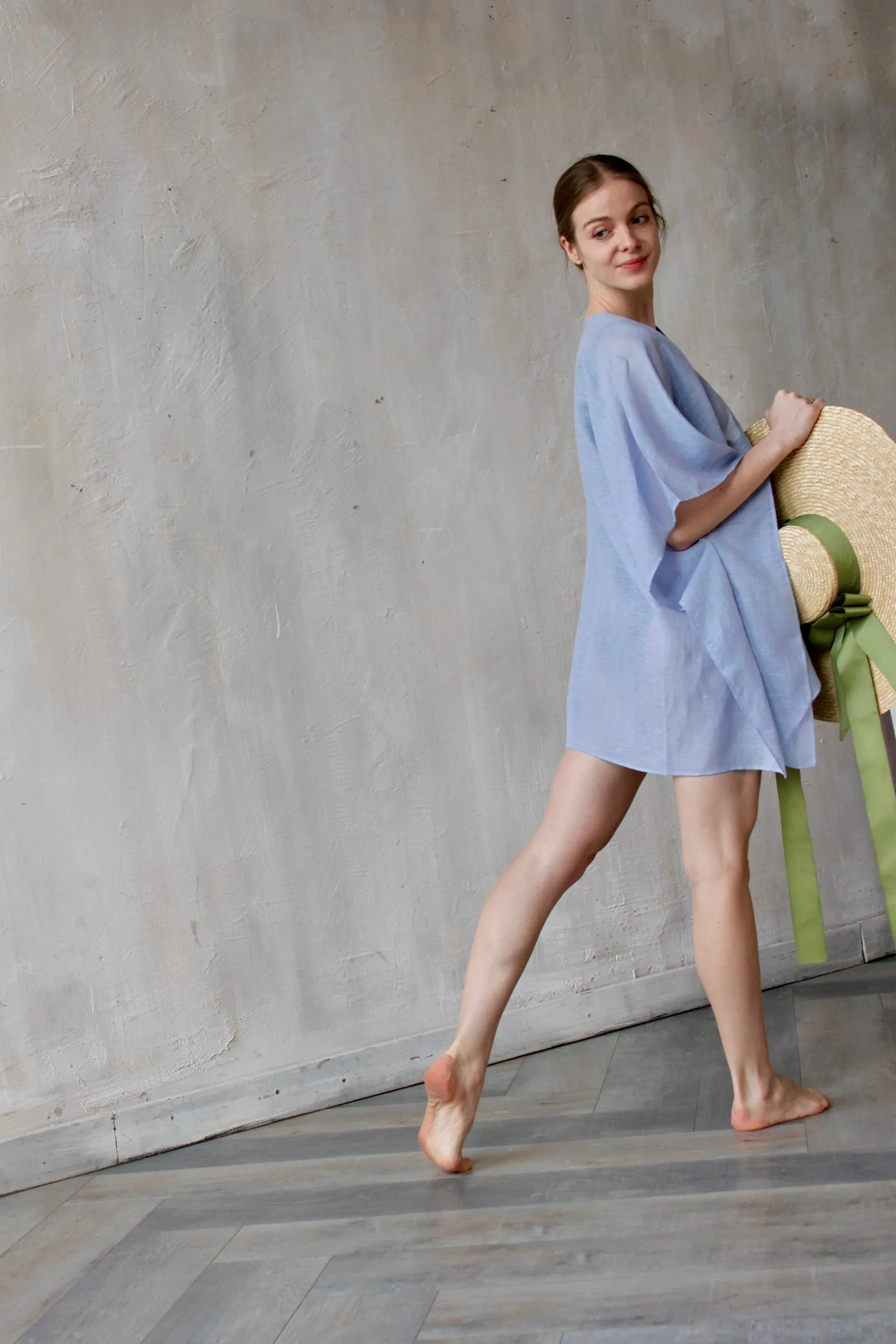 Women's Beach Linen Kimono