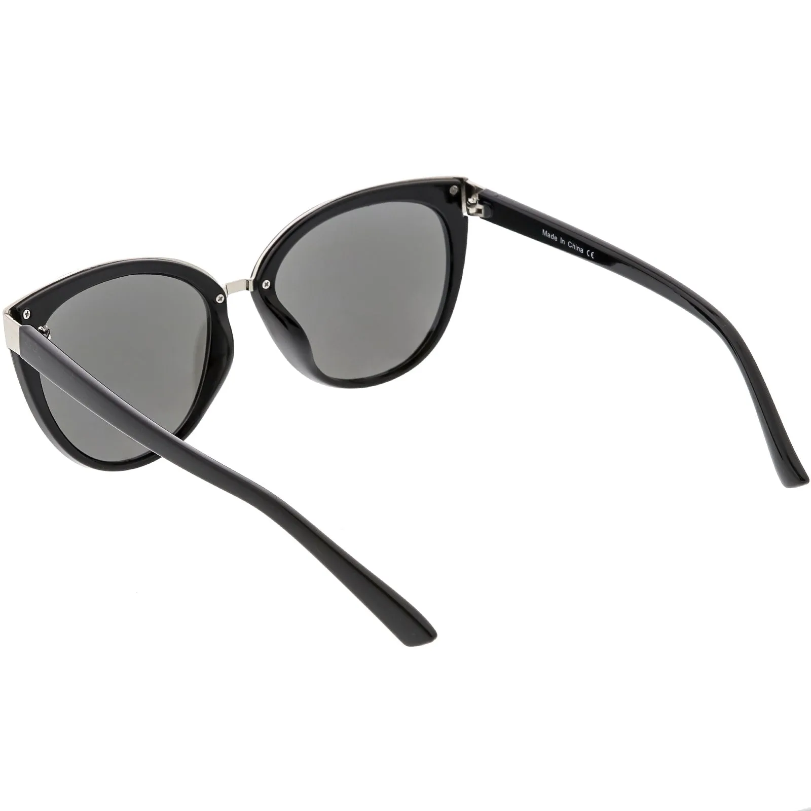 Women's Retro 1950's Oversize Thin Cat Eye Sunglasses C840