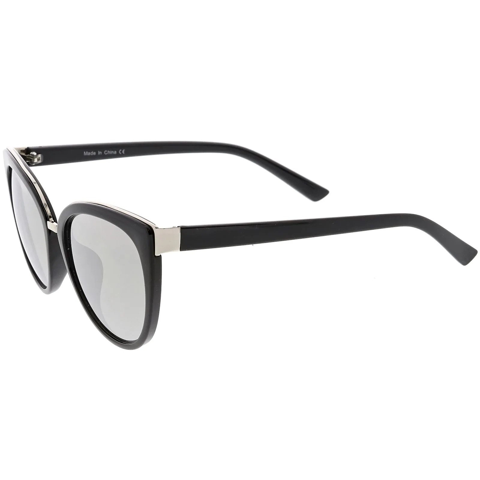 Women's Retro 1950's Oversize Thin Cat Eye Sunglasses C840